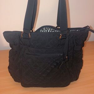 Vera Bradley Black Tote Purse